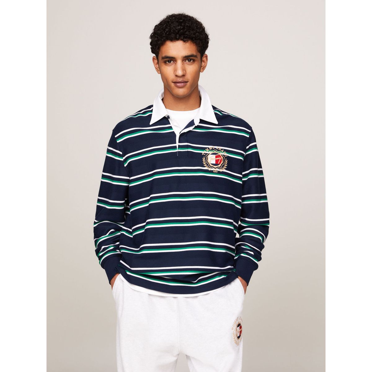 TOMMY HILFIGER - POLO TJM PREP STRIPE EXPLORER RUGBY