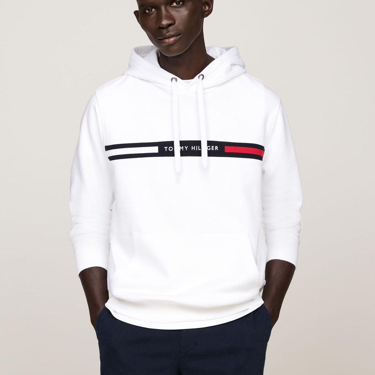 TOMMY HILFIGER - SWEATSHIRT HILFIGER CHEST INSERT HOODY