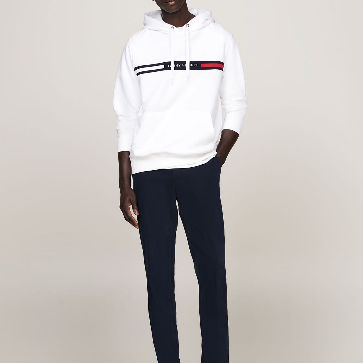 TOMMY HILFIGER - SWEATSHIRT HILFIGER CHEST INSERT HOODY