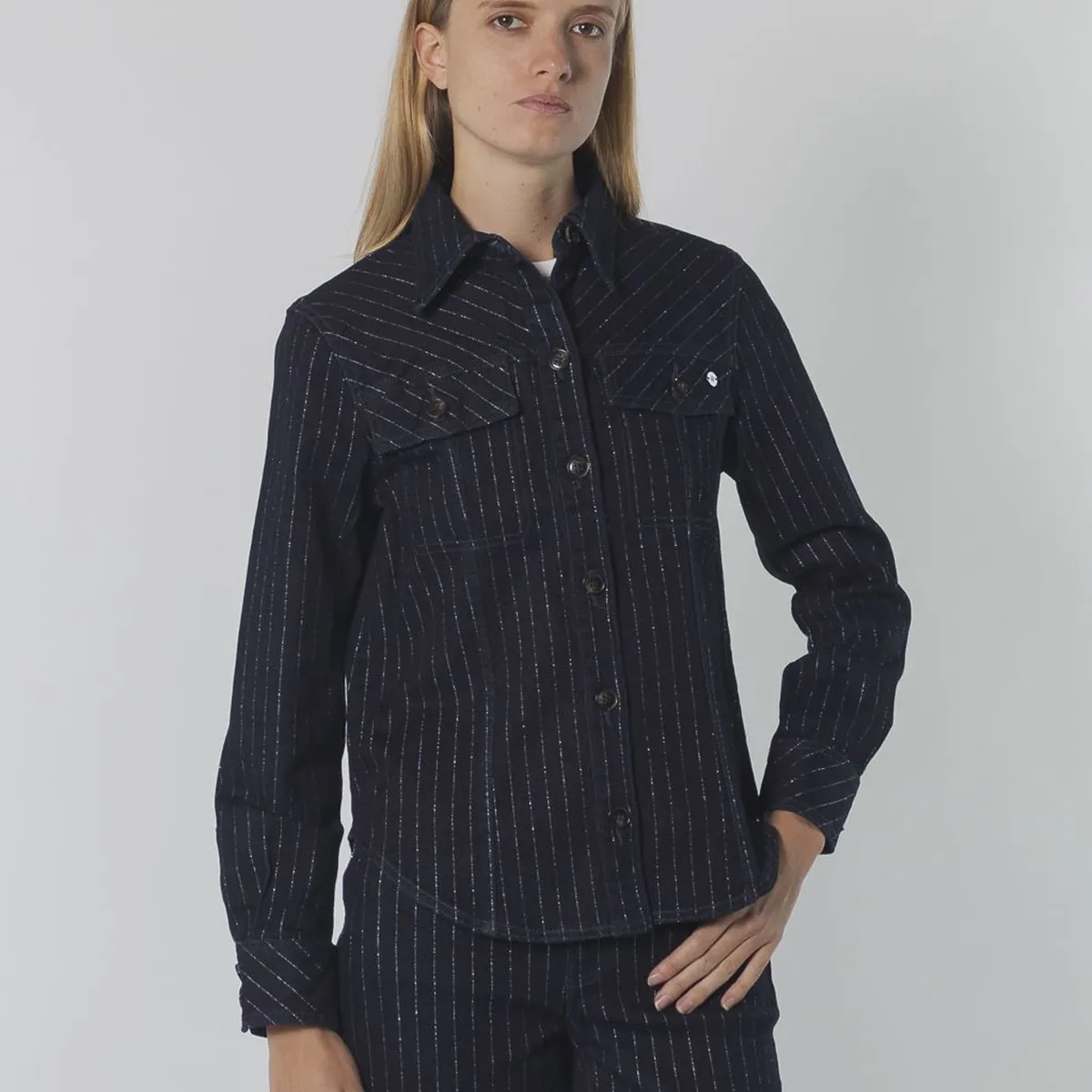 TOMMY HILFIGER - CASACA DNM SHINE SHACKET