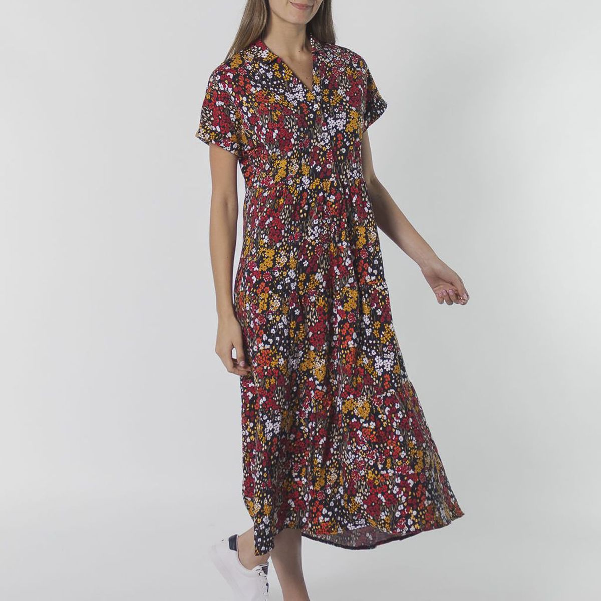 TOMMY HILFIGER - VESTIDO CLRD TRD DRESS- PPY