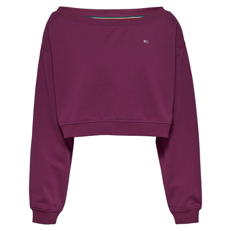 TOMMY HILFIGER - SWEATSHIRT TJW CRP OFF SHOULDER CREW