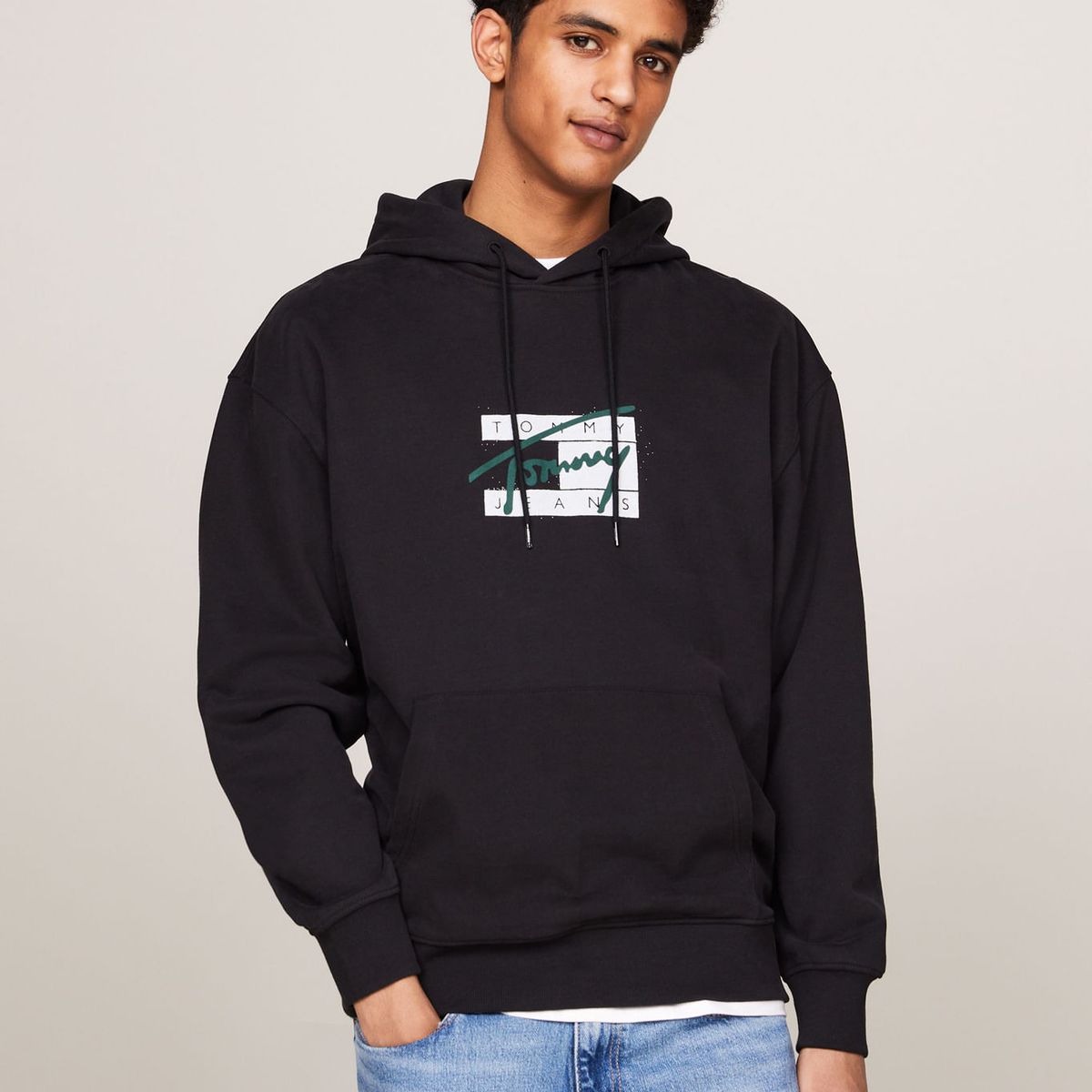 TOMMY HILFIGER - SWEATSHIRT TJM RLX GRAFFITI SIGNATURE HOO