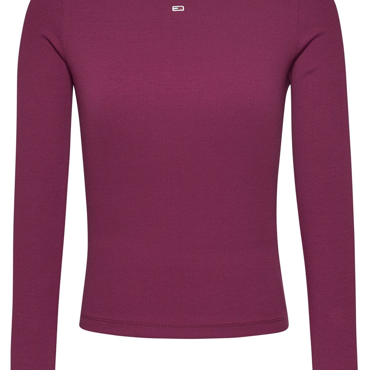 TOMMY HILFIGER - CAMISETA TJW SLIM ESSENTIAL RIB LS