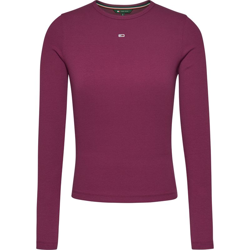 TOMMY HILFIGER - CAMISETA TJW SLIM ESSENTIAL RIB LS