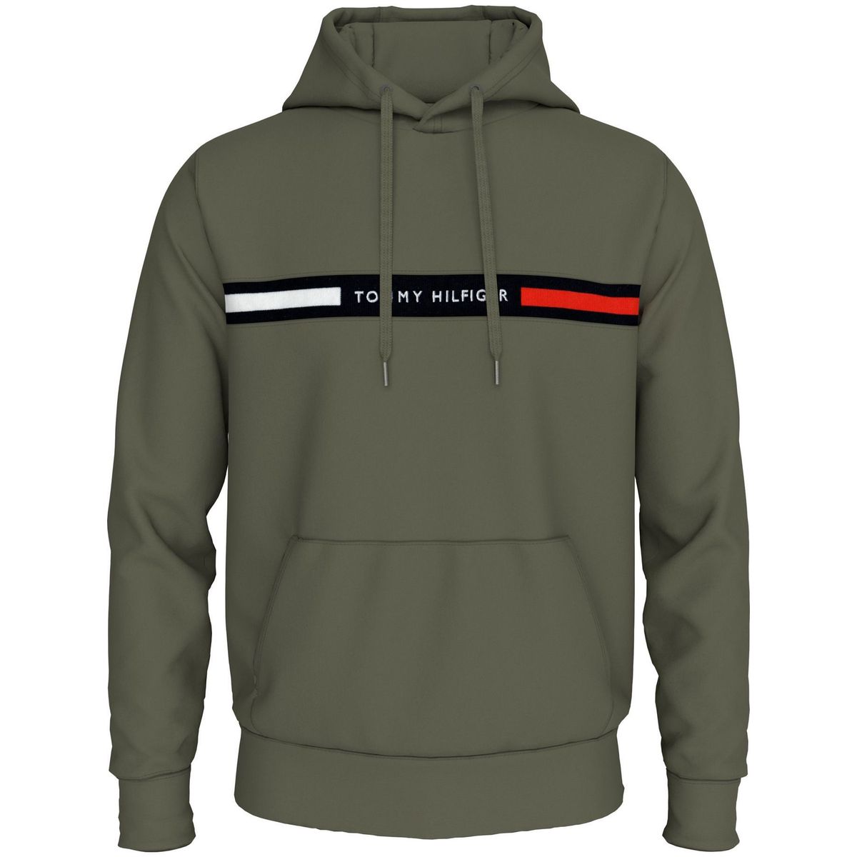 TOMMY HILFIGER - SWEATSHIRT HILFIGER CHEST INSERT HOODY