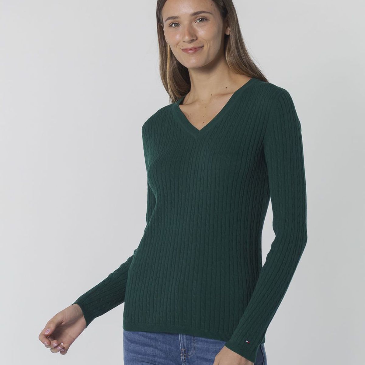 TOMMY HILFIGER - SWEATER CABLE IVY SWEATER