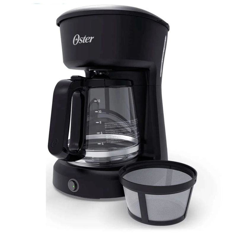 OSTER - Combo Cafetera Oster BVSTDCS121B + Sanguchera Grill CKSTSM400 Negro