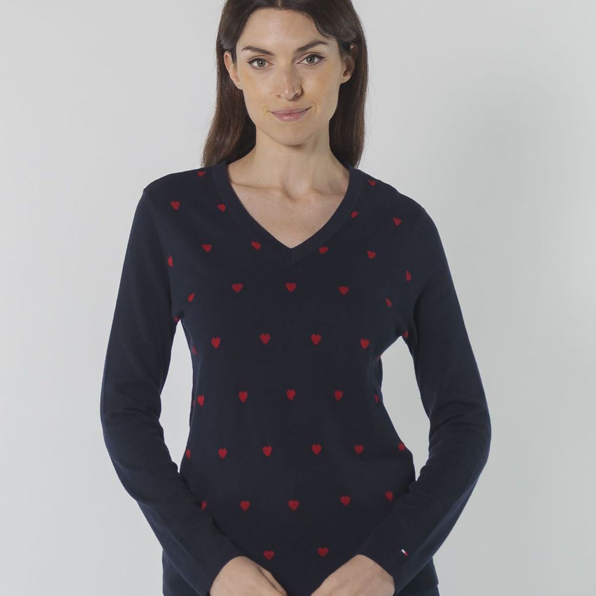 TOMMY HILFIGER - SWEATER HRT JCRD LUCY SWTR