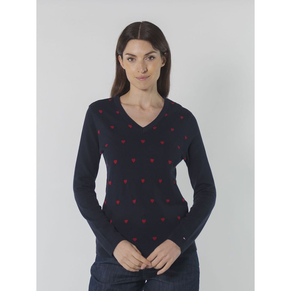 TOMMY HILFIGER - SWEATER HRT JCRD LUCY SWTR