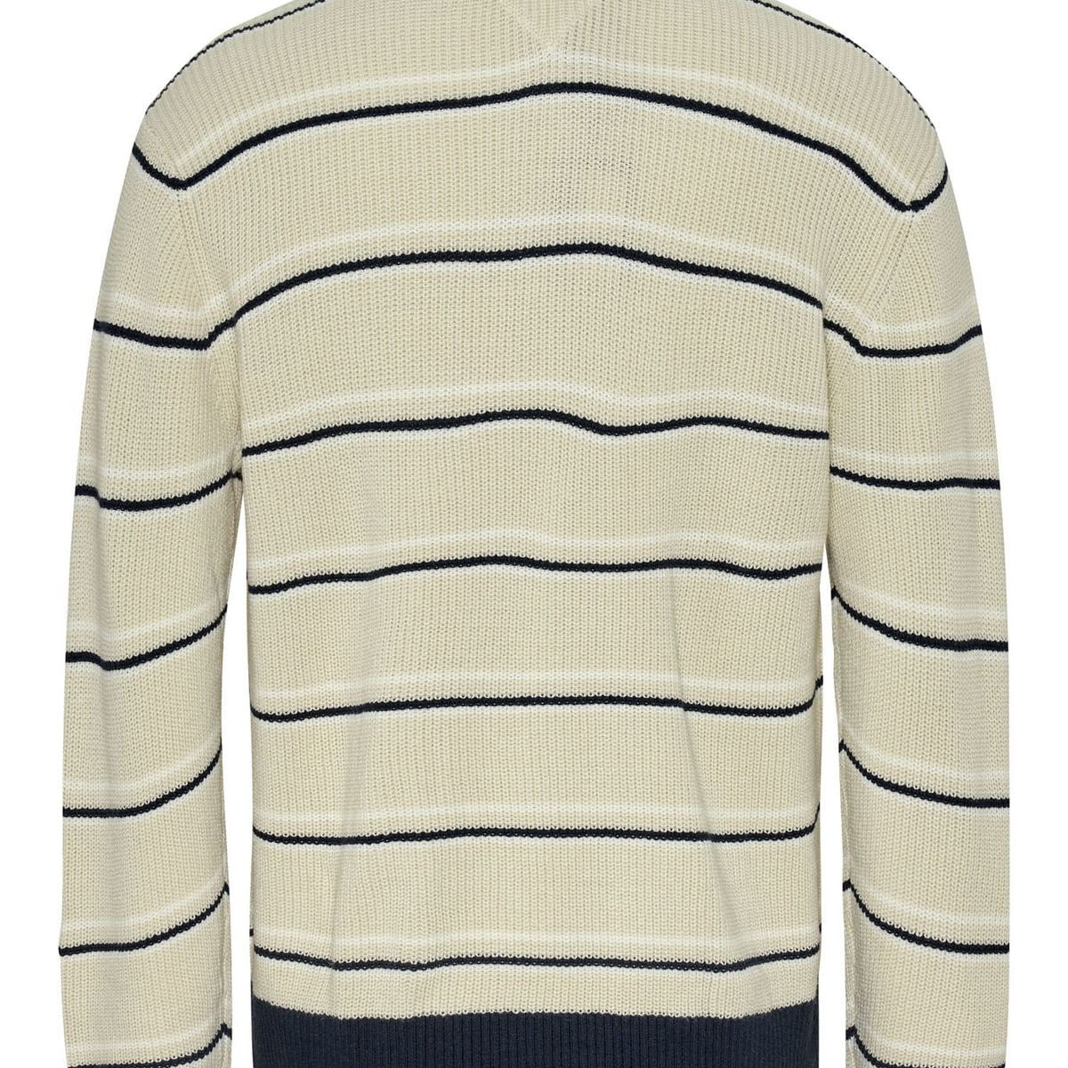 TOMMY HILFIGER - SWEATER TJM REG 1/4 ZIP STRIPE SWEATER