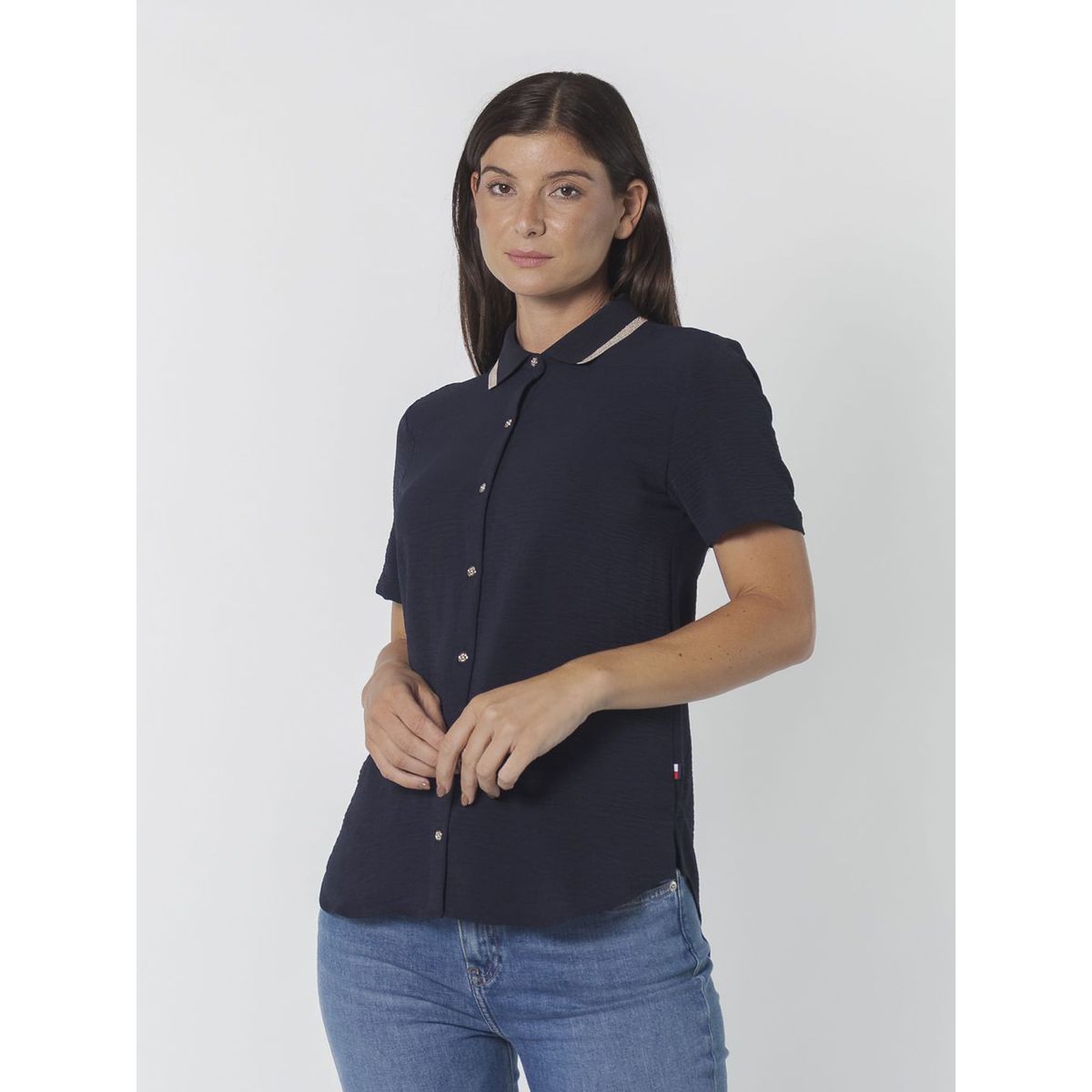 TOMMY HILFIGER - BLUSA M/C PARA MUJERES TH