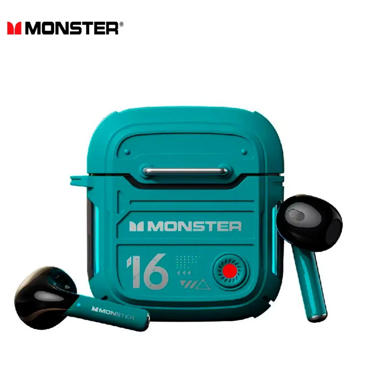 MONSTER - Audífonos Bluetooth Gamer Monster XKT16 Verde