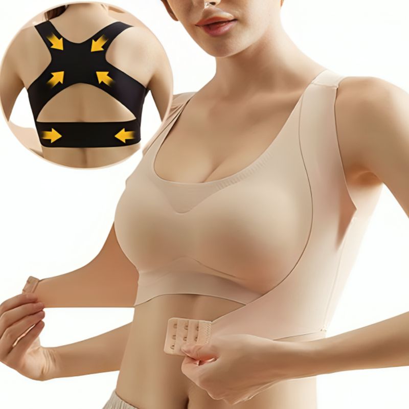 GENERICO - Brasier Top Reafirmante Push Up Deportivo Corrector de Postura