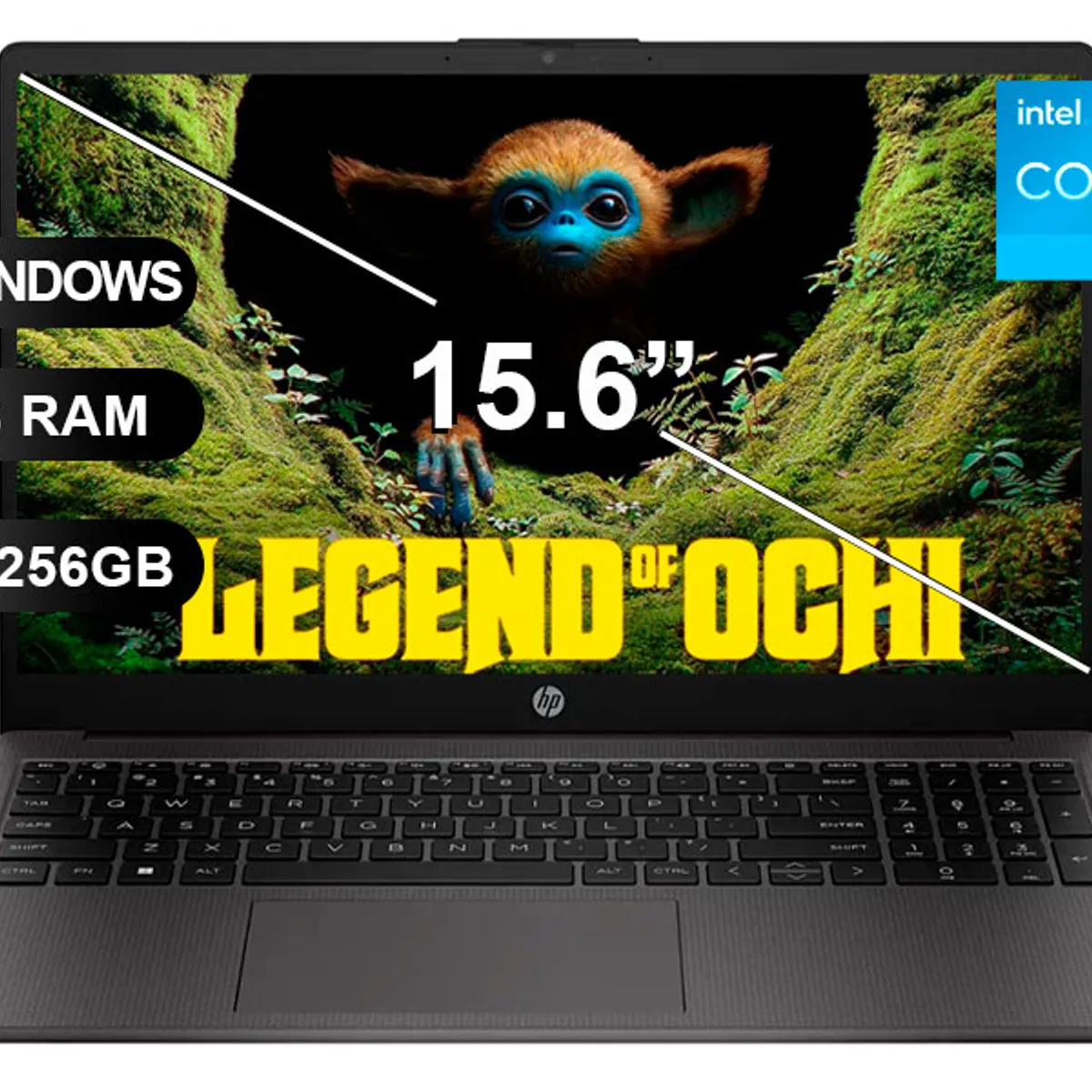 HP - Laptop HP 250 G10, I3-N305, 8GB RAM, 256GB SSD, 15.6, SIN WINDOWS (B83U6AT)