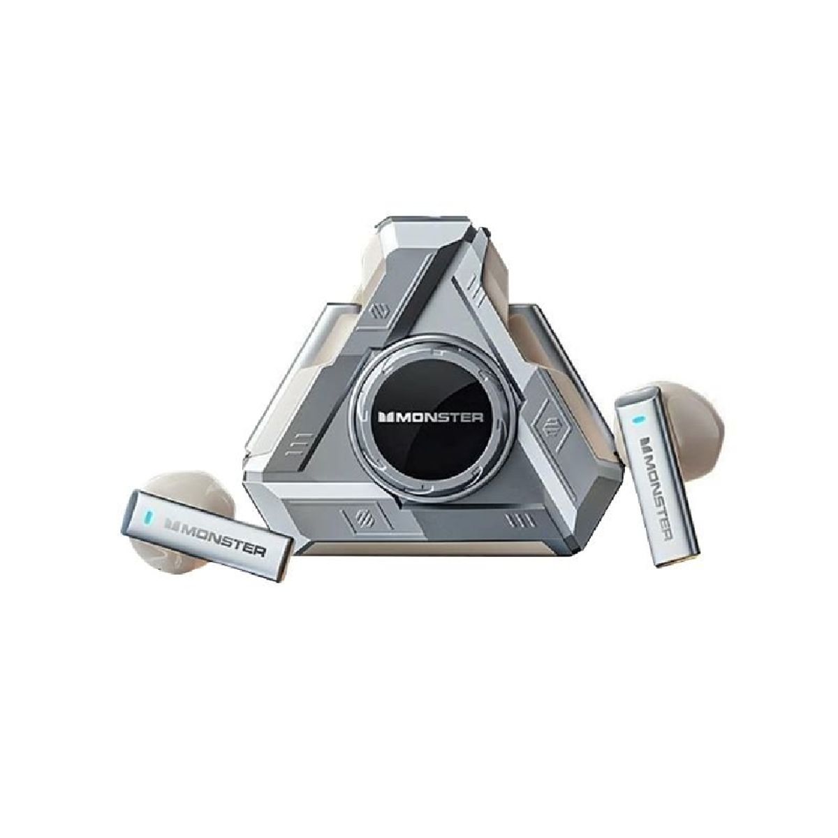 MONSTER - Audífonos Bluetooth Gamer Monster XKT22 Silver