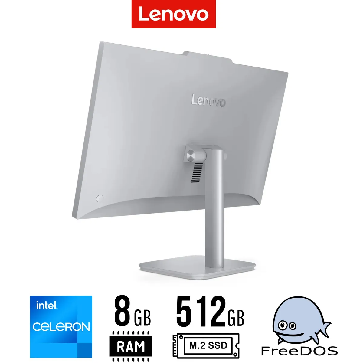 LENOVO - All In One Lenovo Lenovo A100 238 FHD INTEL CELERON N100 8GB 512GB SSD FREEDOS