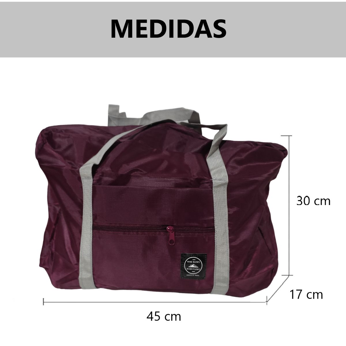 GENERICO - Set 2 Bolsos de mano para viaje - Varios colores_.