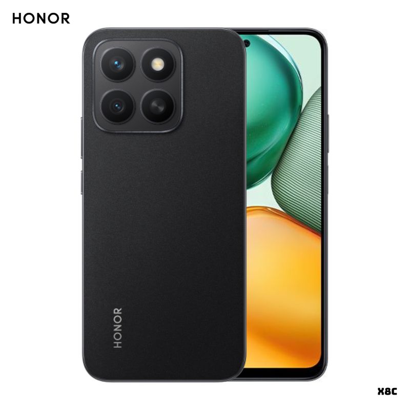 HONOR - CELULAR HONOR X8C 8GB RAM 256GB ROM - NEGRO MEDIANOCHE