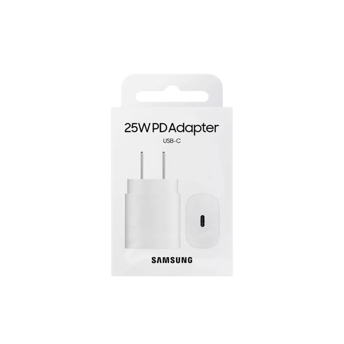 SAMSUNG - Adaptador de Pared USB C a C  25W para Samsung A55 A36 A26- BLANCO