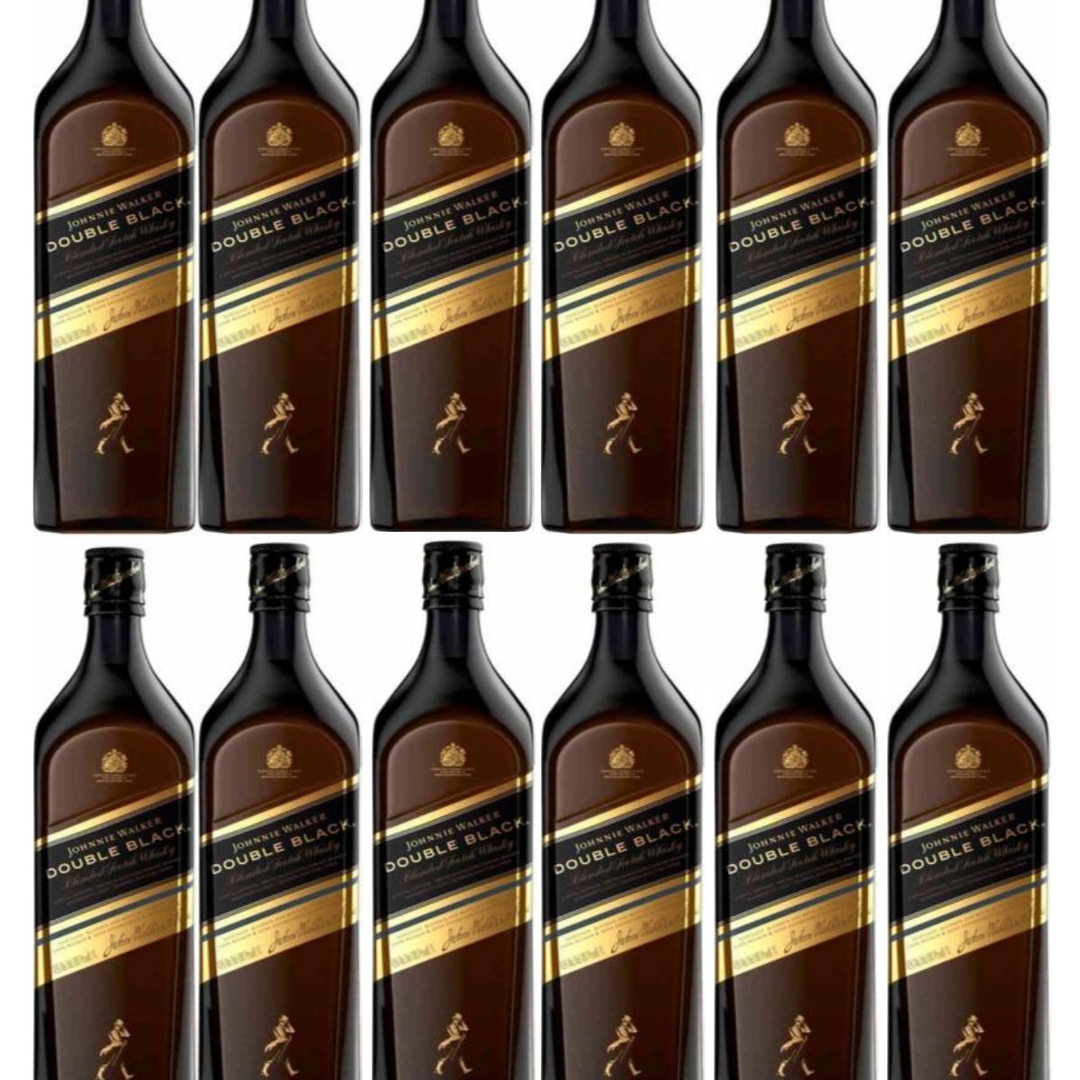 JOHNNIE WALKER - Whisky Double Black Label Botella 1L - 12 und