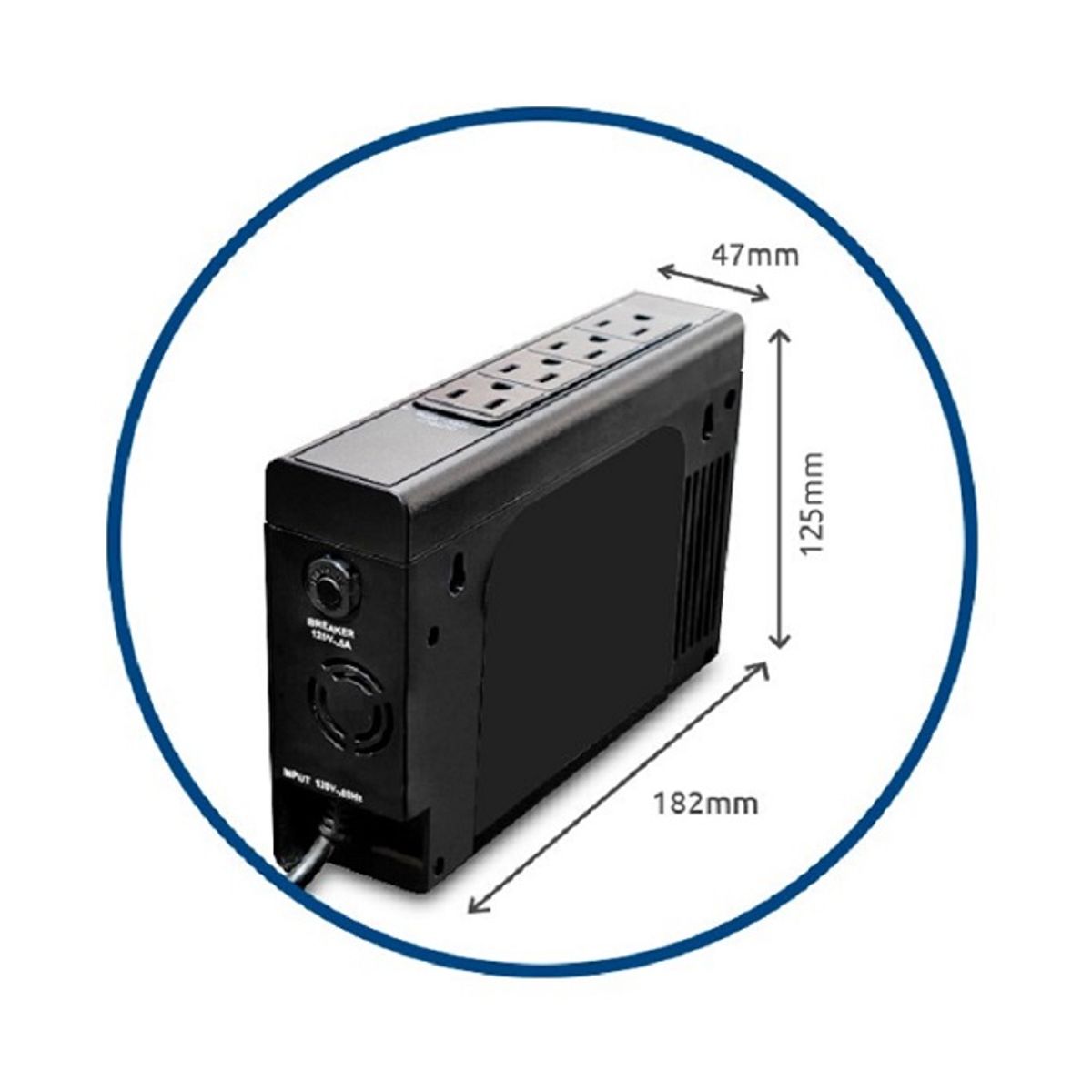 CDP - UPS CDP INTERACTIVO PORTATIL LI-504I 500VA250W4SALIDASBATERIA LITIO