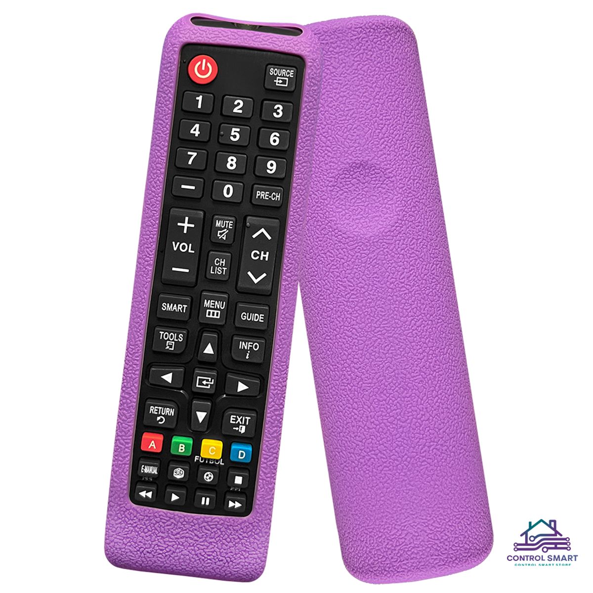 CASE - Protector de Silicona para Control Remoto Samsung Smart TV  Morado