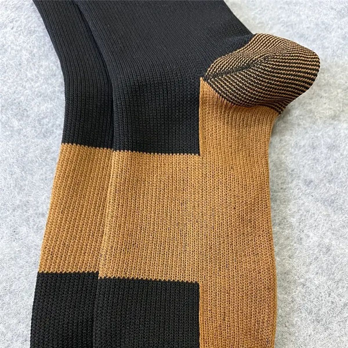 GENERICO - 2 Pares Medias Compresión Varices 20-30 mmHg - Cobre