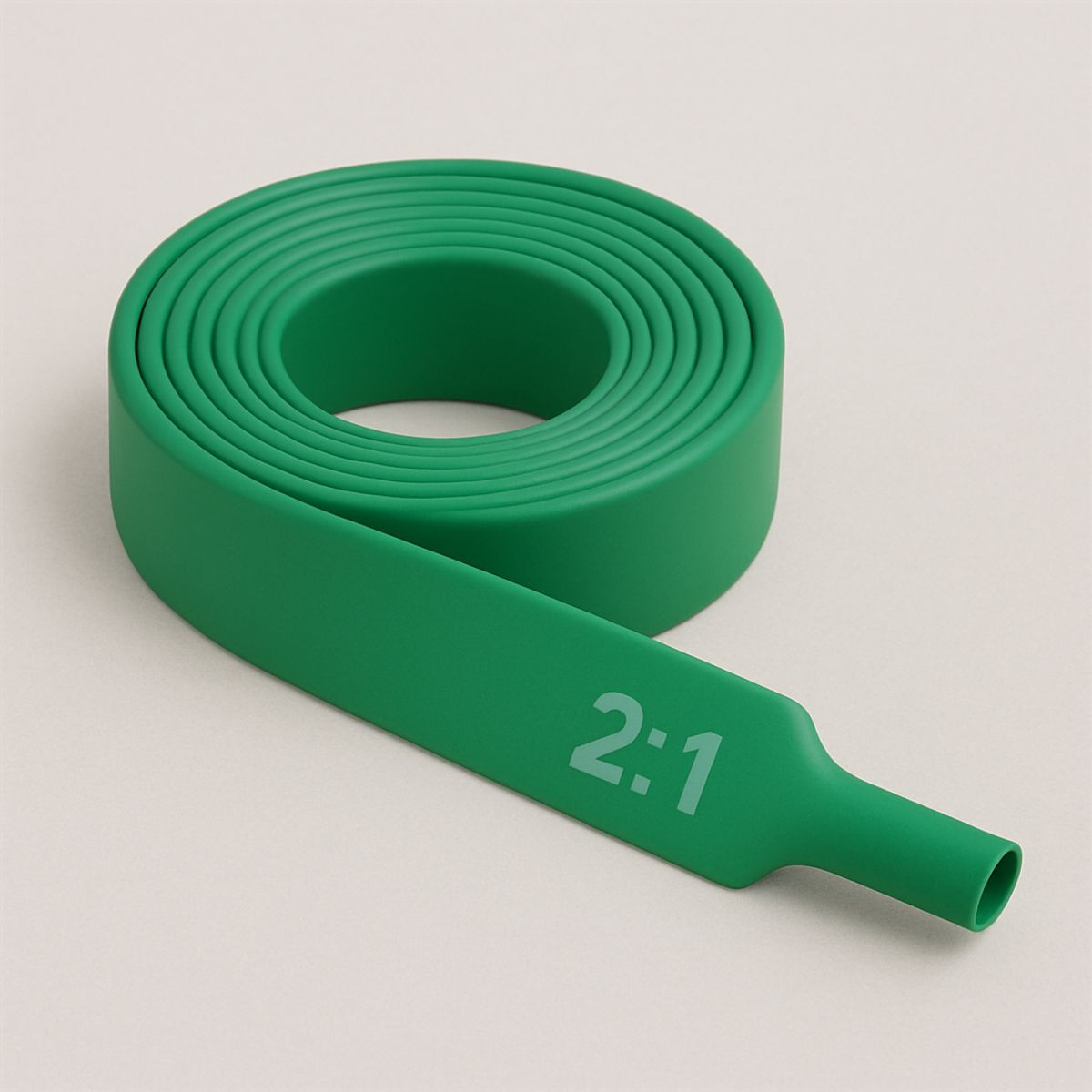 WOER - MANGA TUBO TERMOENCOGIBLE TERMOCONTRAIBLE DE 6MM VERDE 2 METROS
