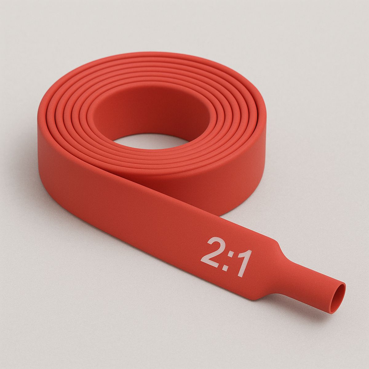 WOER - MANGA TUBO TERMOENCOGIBLE TERMOCONTRAIBLE DE 5MM ROJO 2 METROS
