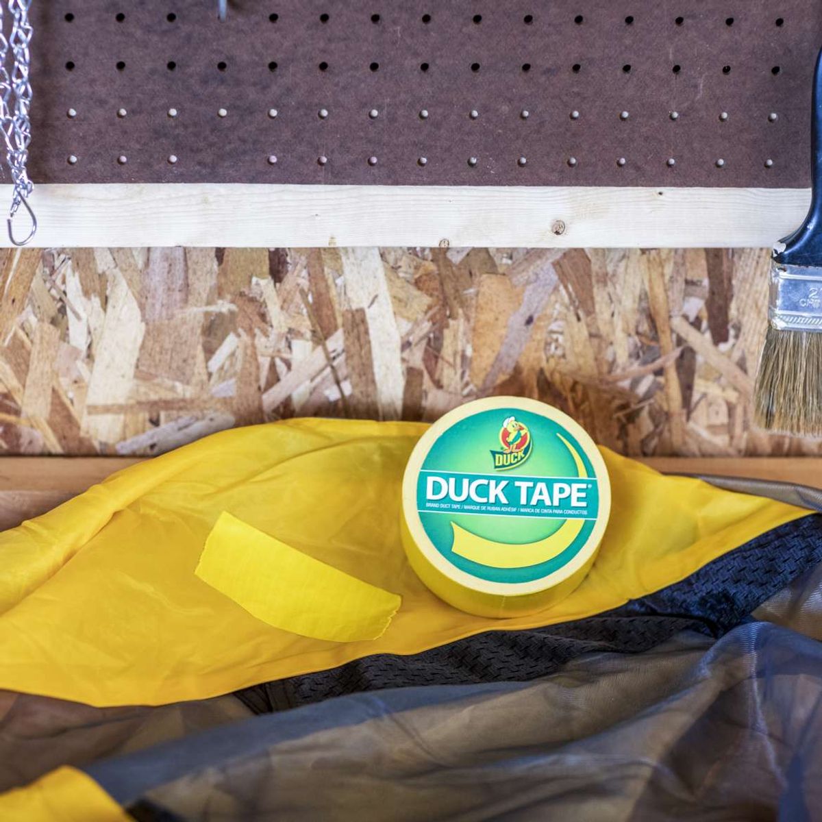 GENERICO - DUCK TAPE Cinta Adhesiva 2" x 20yds Amarillo Limón Pack x 3