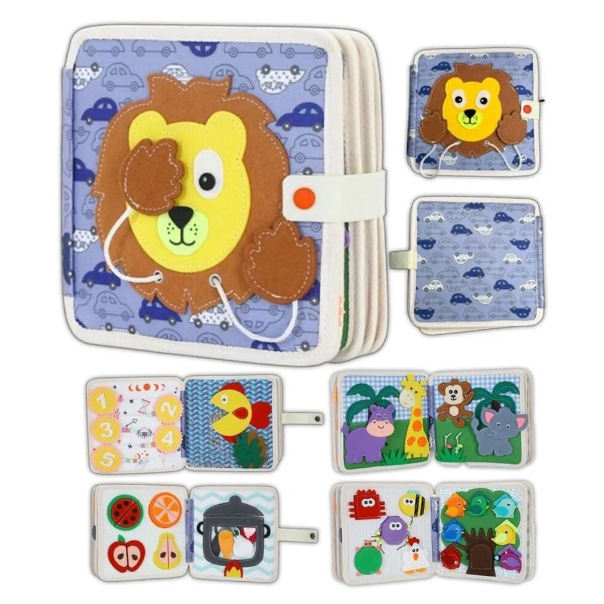 GENERICO - Libro Sensorial De Leon