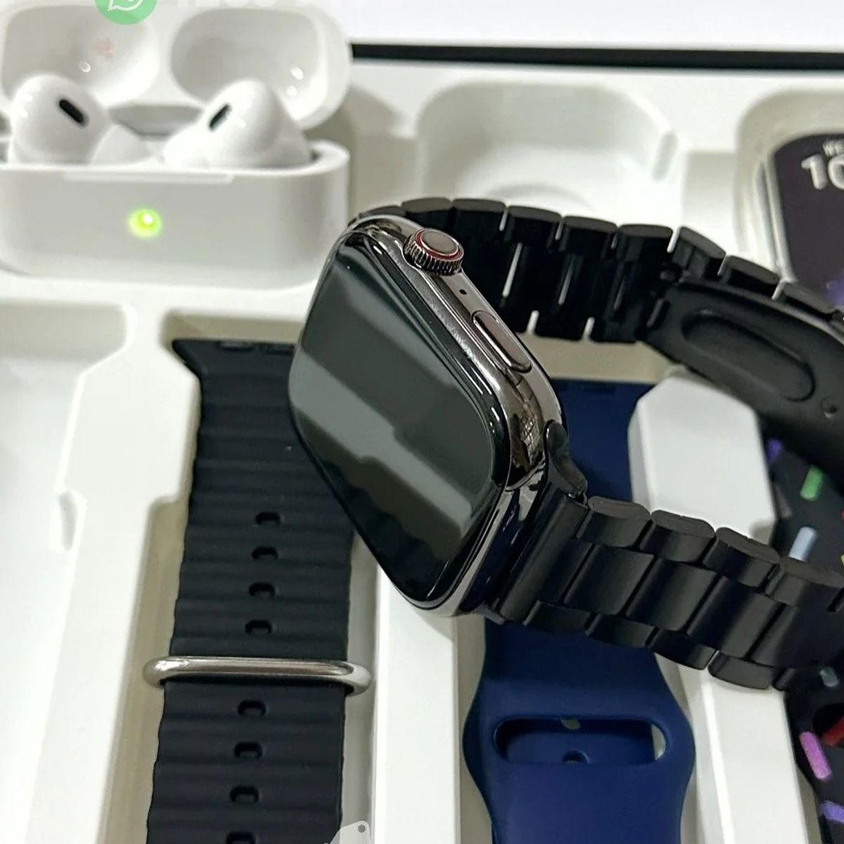 GENERICO - RELOJ INTELIGENTE I30 PRO MAX SUIT PACK 10 EN 1