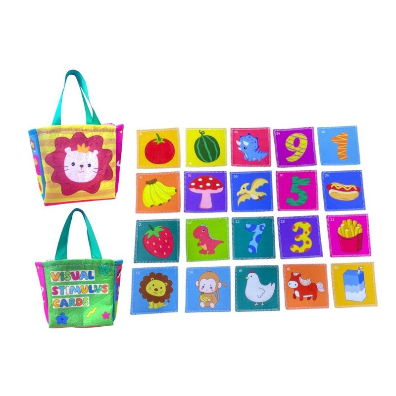 GENERICO - Tarjetas De Tela Didactica