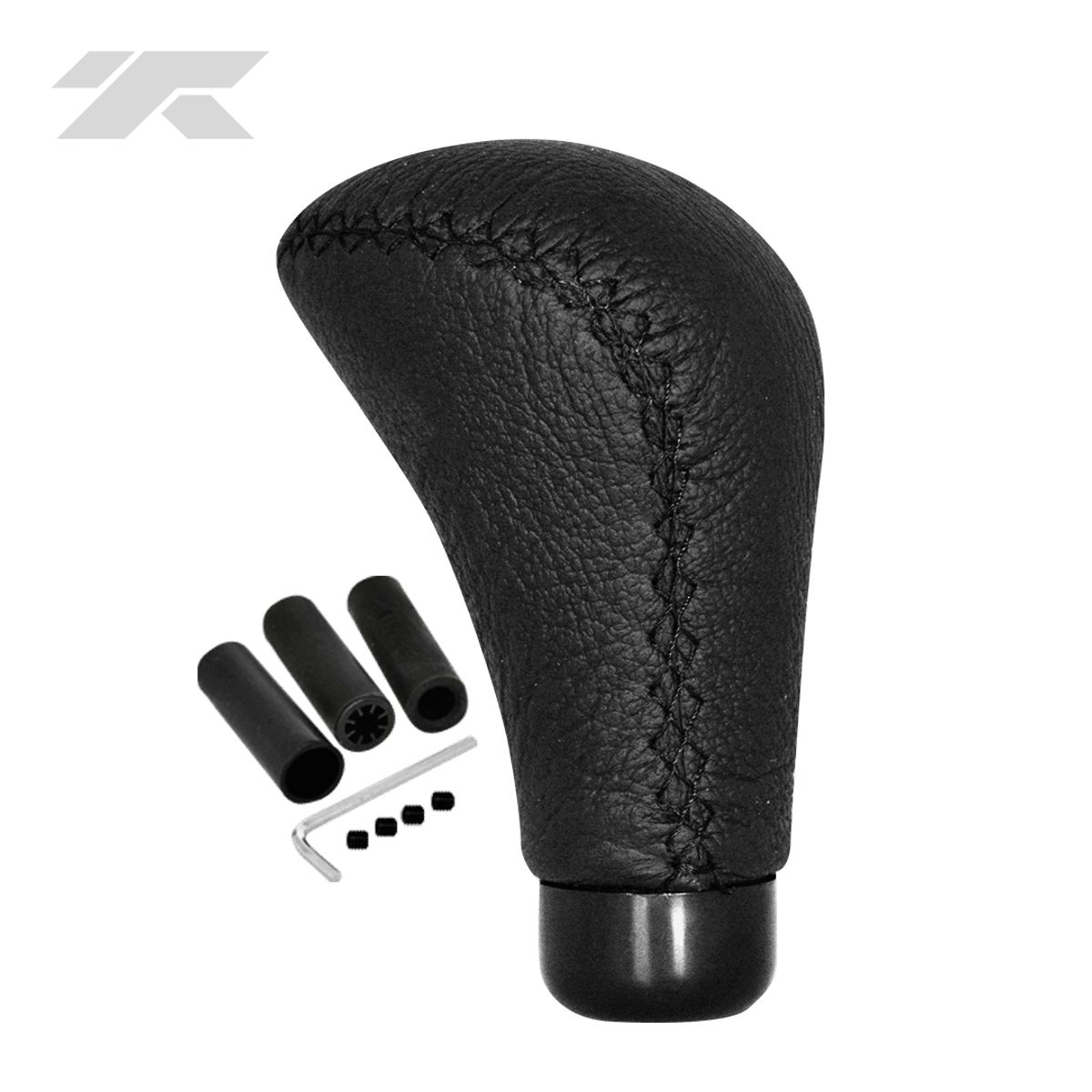 GENERICO - Perilla de Palanca de Cambios Cuero en blíster color Negro