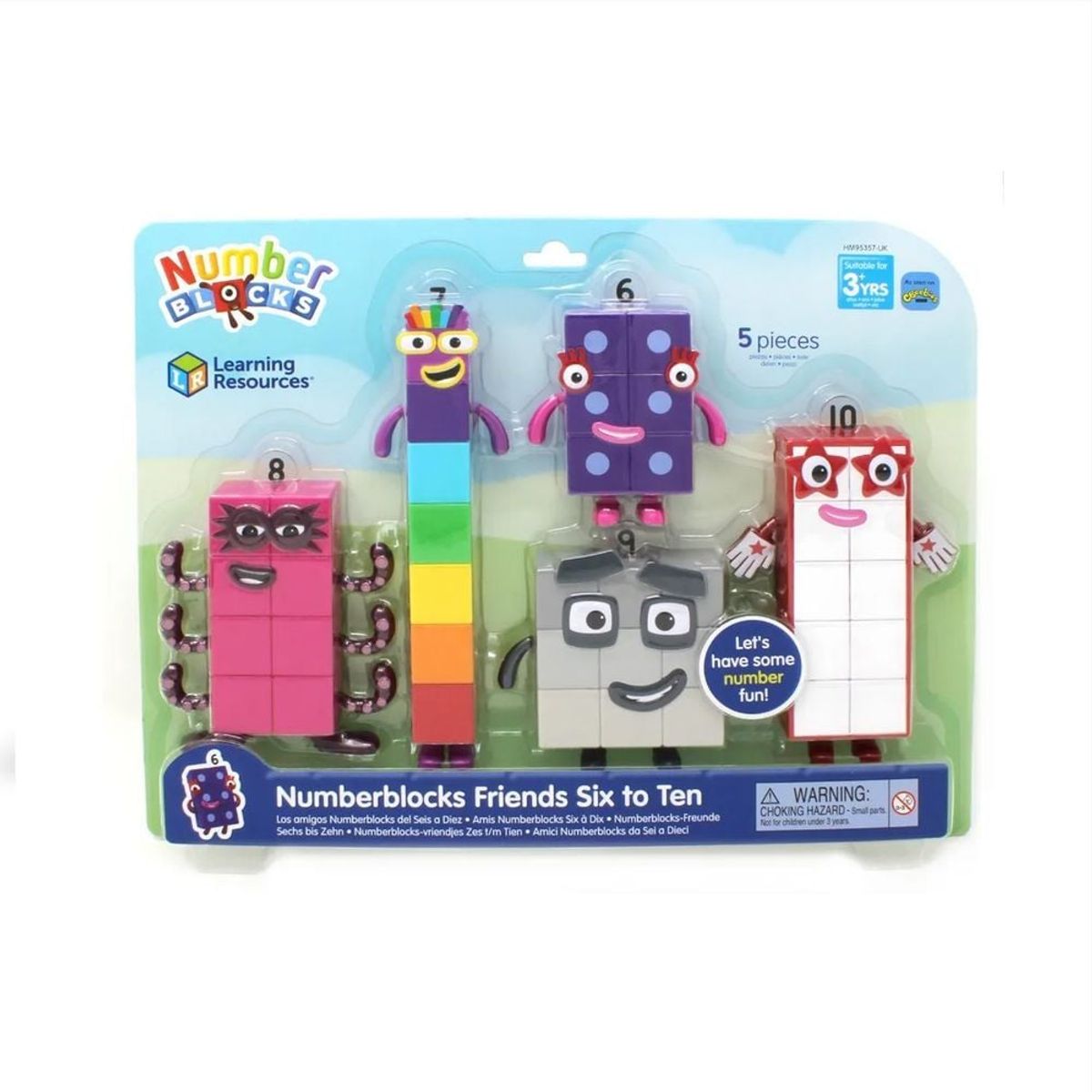 HANDS UP - SET NUMBERBLOCKS 95357 FIGURA ANIMADA DEL SEIS AL DIEZ