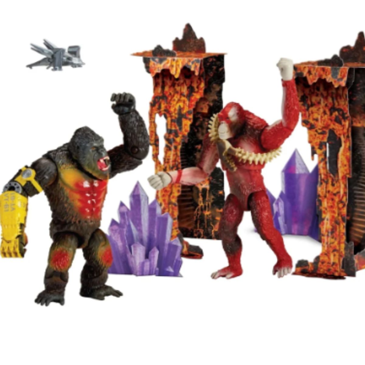 SUCKOT - FIGURA GODZILLA X KONG - DIORAMA KONG VS SKAR KING 15 CM