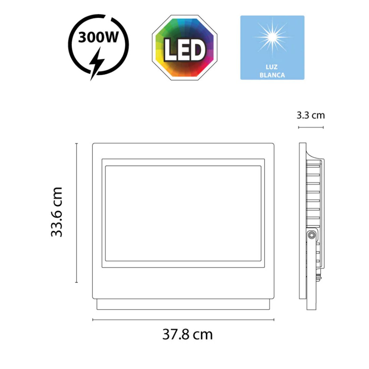 LUMINIKA - Reflector Led 300W 6500K 27000Lm