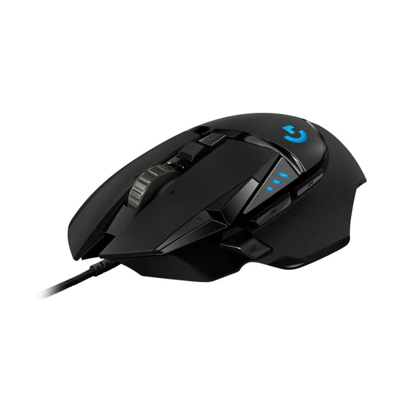 LOGITECH - MOUSE LOGITECH G502 HERO 16000 DPI RGB NEGRO USB