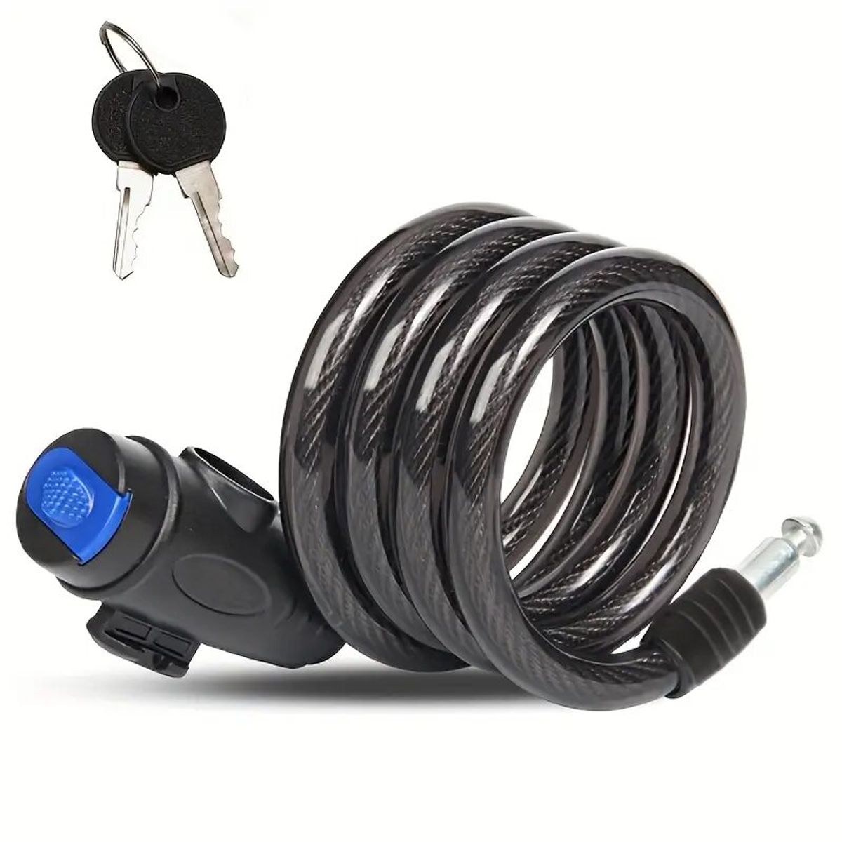 GENERICO - Candado para BicicletaScooter con Llave - Portátil