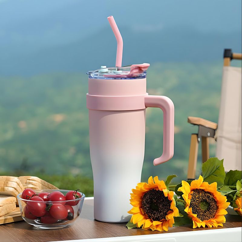 GENERICO - TERMO BOTELLA TOMATODO VASO GIGANTE TÉRMICO ACERO 1200ML