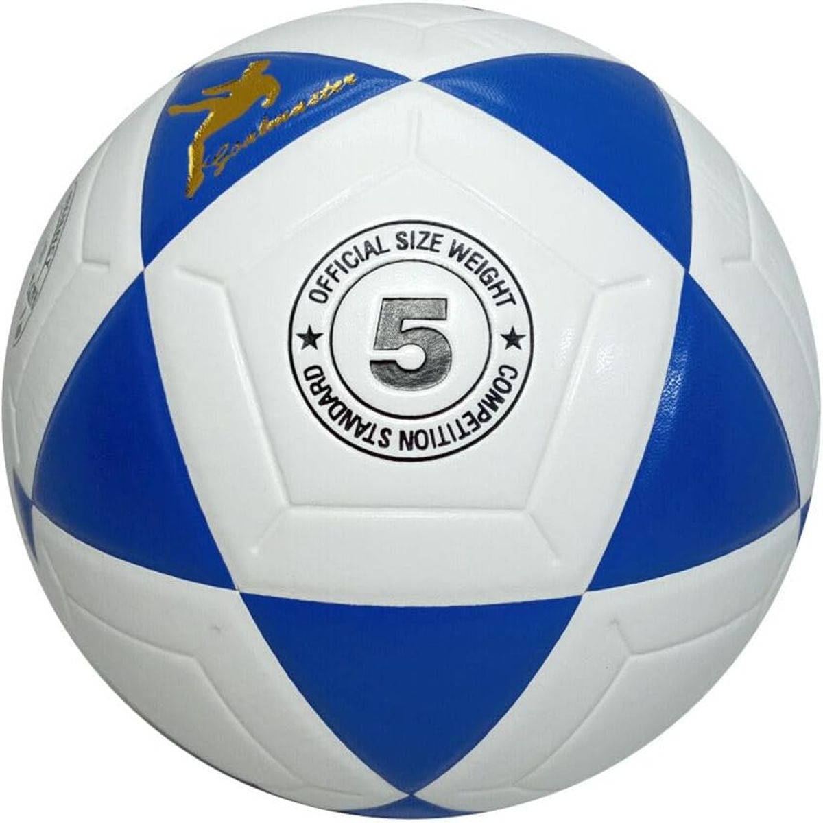 GENERICO - Balón de fútbol, Goal Master Tamaño 5 Azul