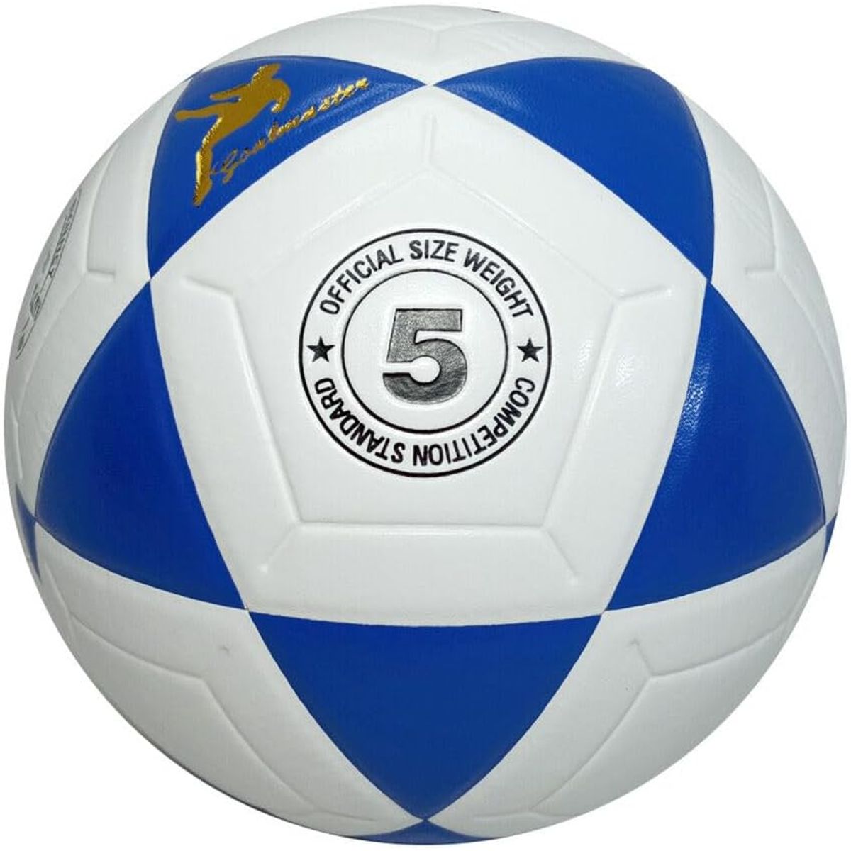 GENERICO - Balón de fútbol, Goal Master Tamaño 5 Azul