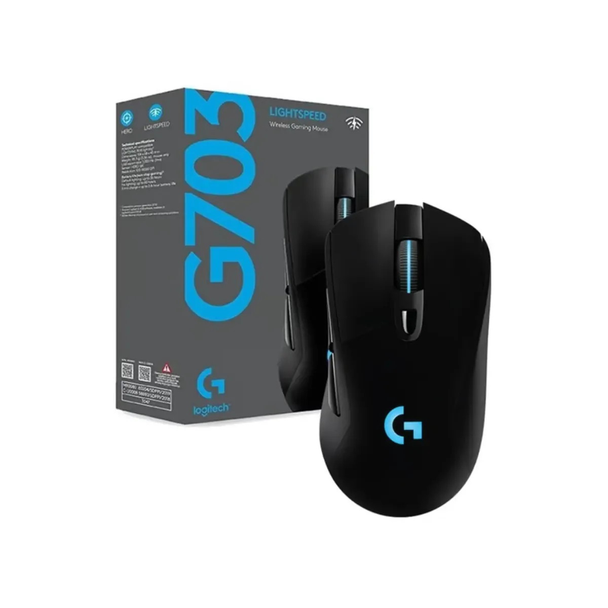 LOGITECH - MOUSE LOGITECH G703 LIGTHSPEED INALAMBRICO NEGRO