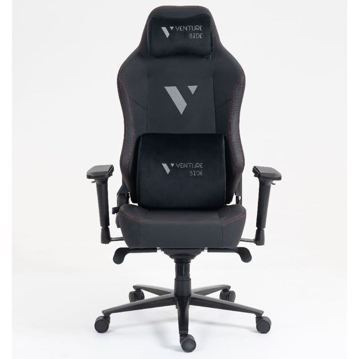 DREIZT - Silla Gamer Venture Side Prime Rojo Merlot Almohadilla Magnetica Reclinable