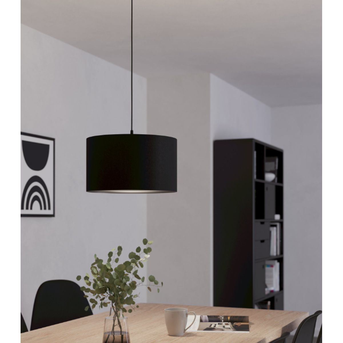 GENERICO - Lámpara Colgante Marcelo Black Led