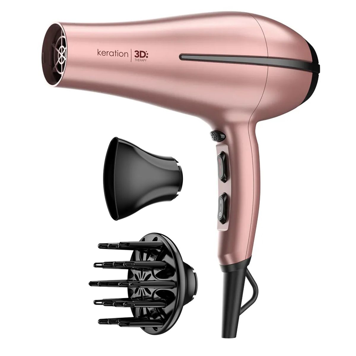 GAMA - Secadora Gama Bora Keration 3D Therapy cool shot con difusor