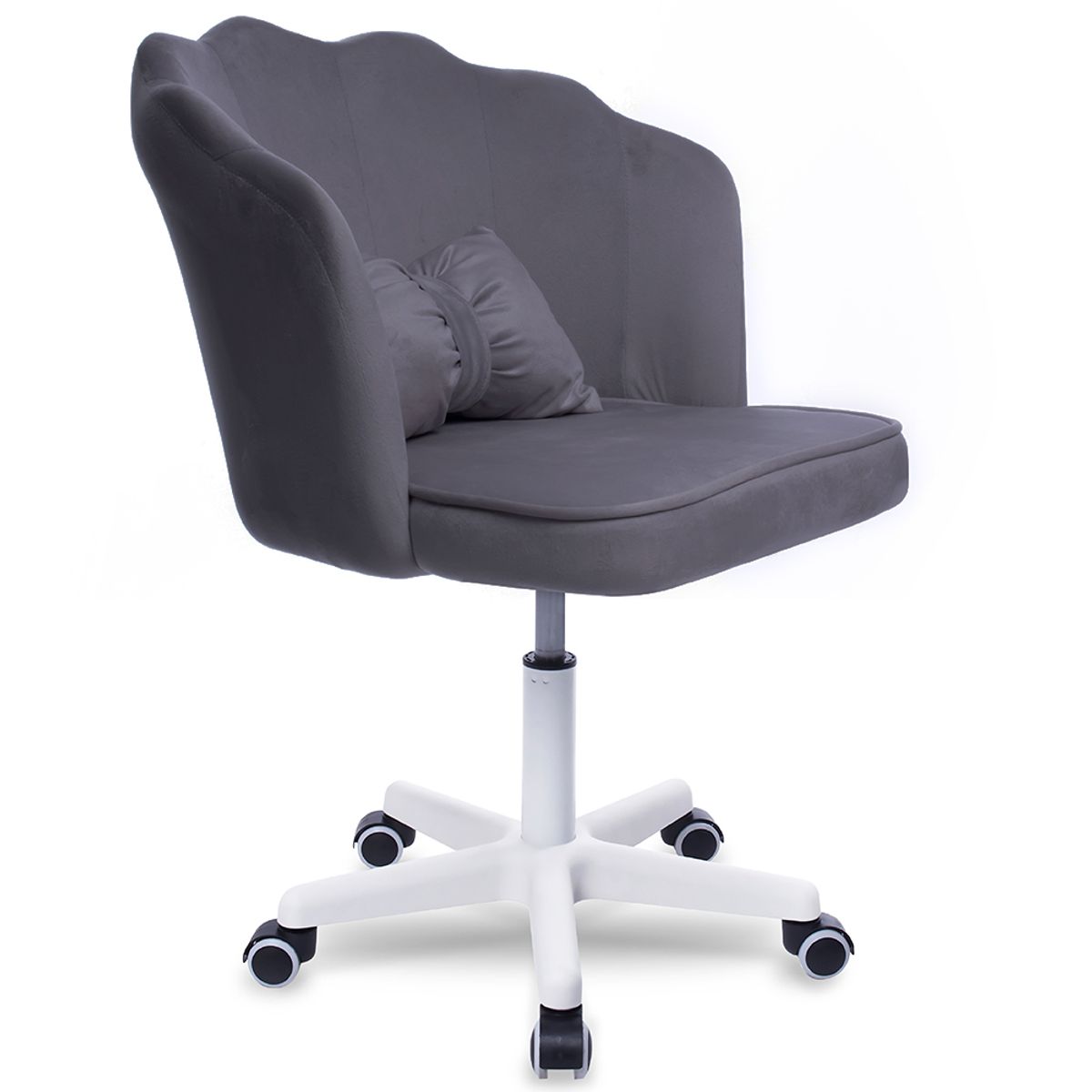 BUCKINGHAM - Silla Giratoria de Escritorio Oficina Q1 Gris Oscuro Buckingham