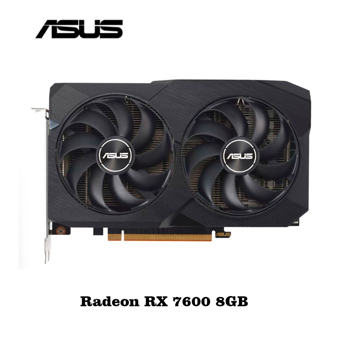 ASUS - Tarjeta de video ASUS DUAL-RX7600-O8G-EVO 8GB GDDR6