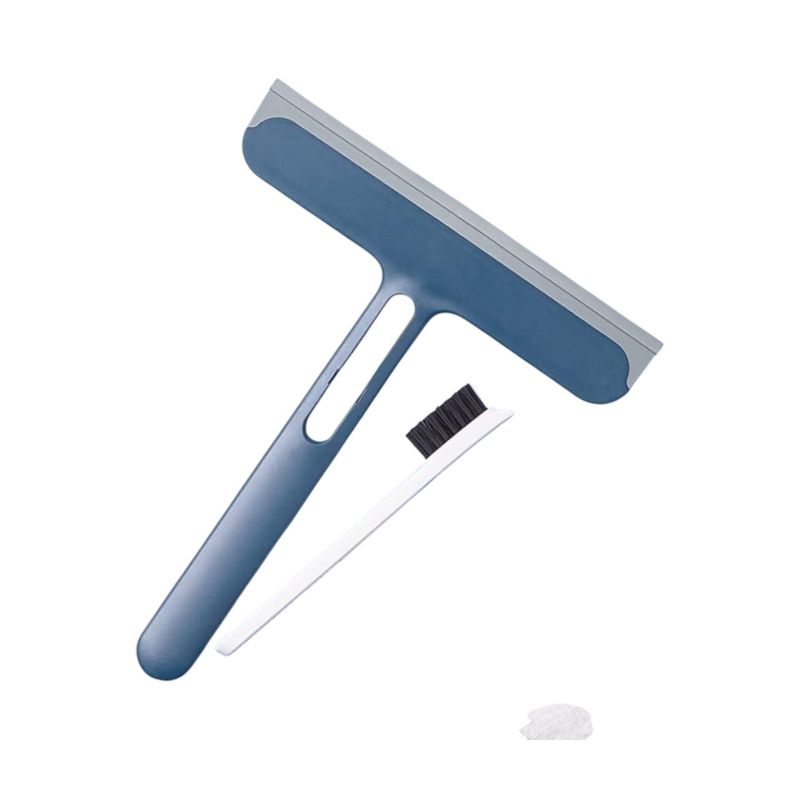 GENERICO - PACK X2 LIMPIA VIDRIO AUTO VENTANA ESPEJO CON CEPILLO